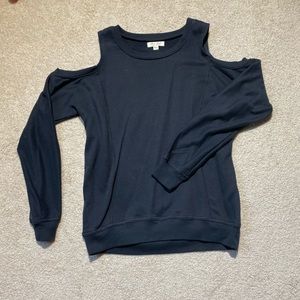 Shoulderless Casual Sweater